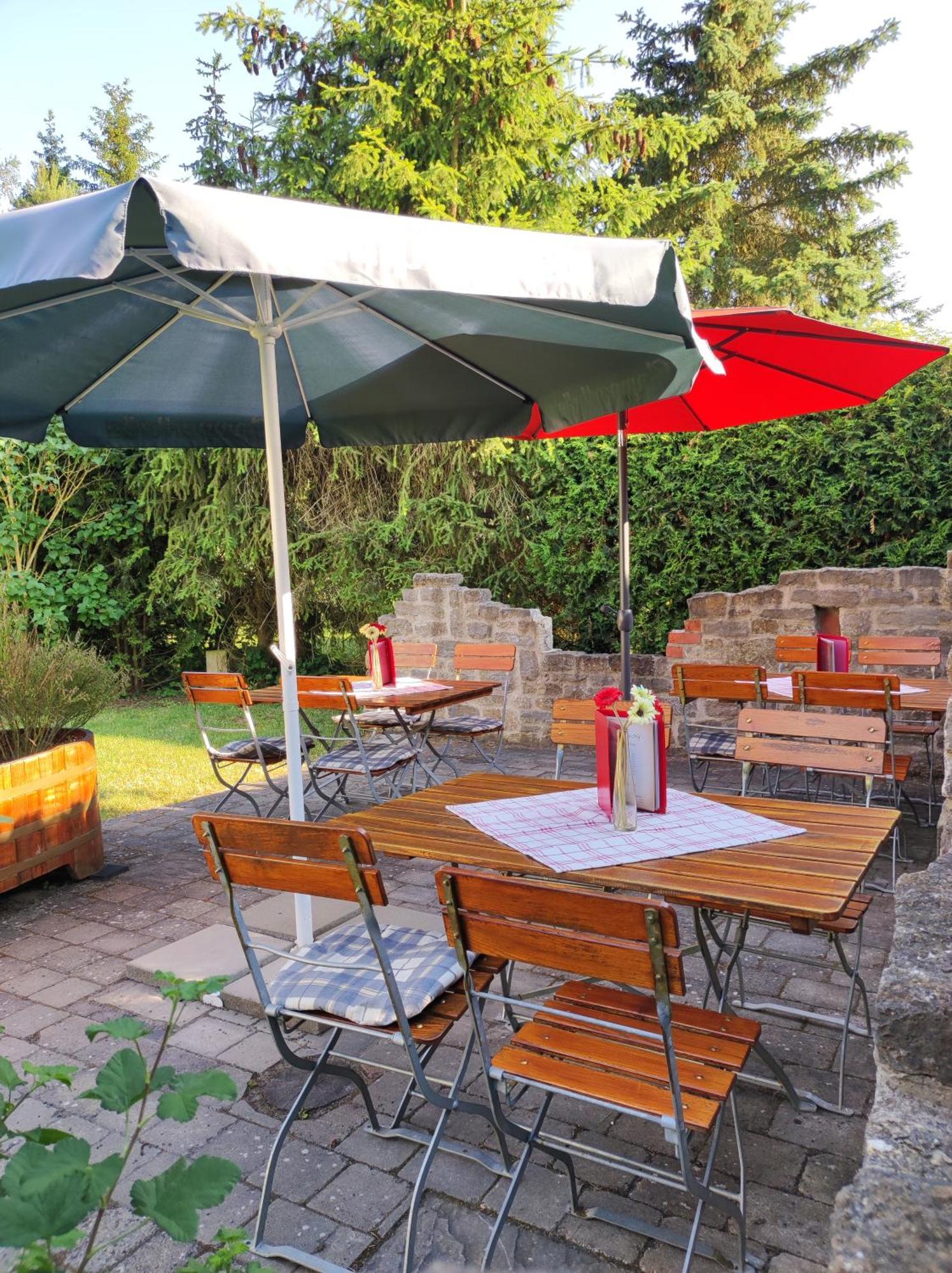 Cafe Im Hof- Bed & Breakfast Streufdorf Kültér fotó
