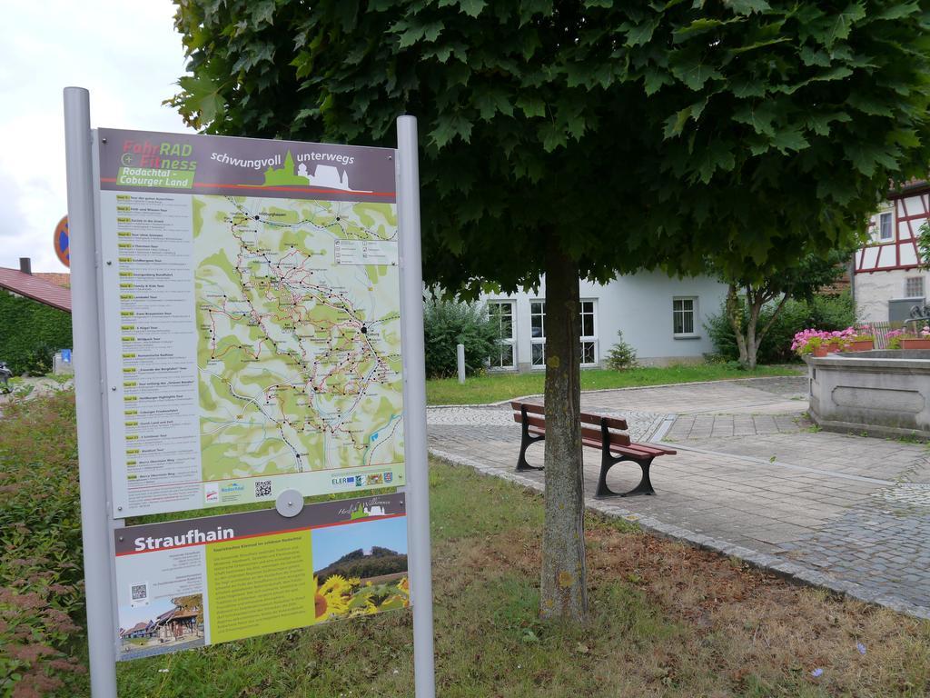Cafe Im Hof- Bed & Breakfast Streufdorf Kültér fotó