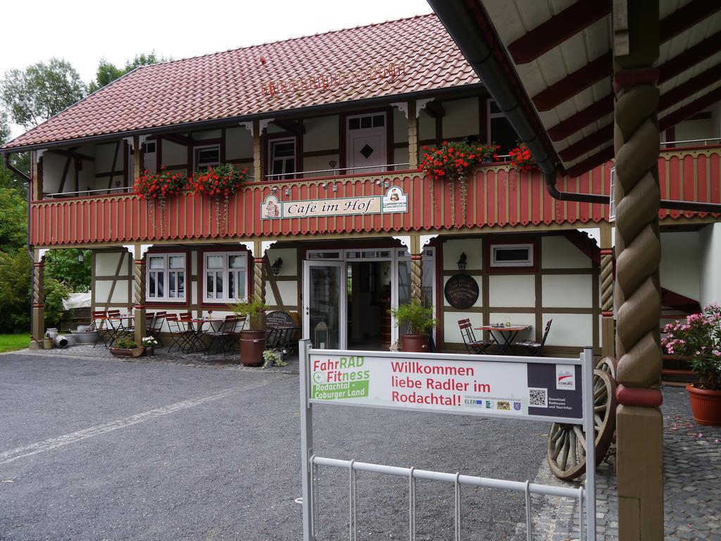 Cafe Im Hof- Bed & Breakfast Streufdorf Kültér fotó