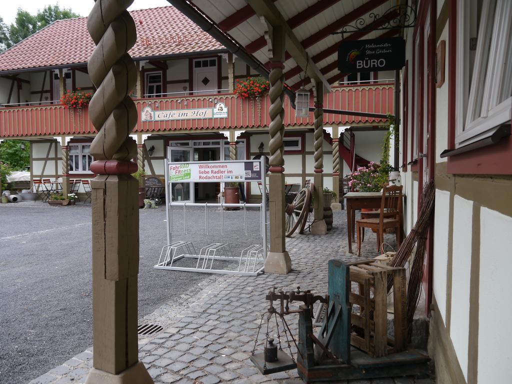 Cafe Im Hof- Bed & Breakfast Streufdorf Kültér fotó