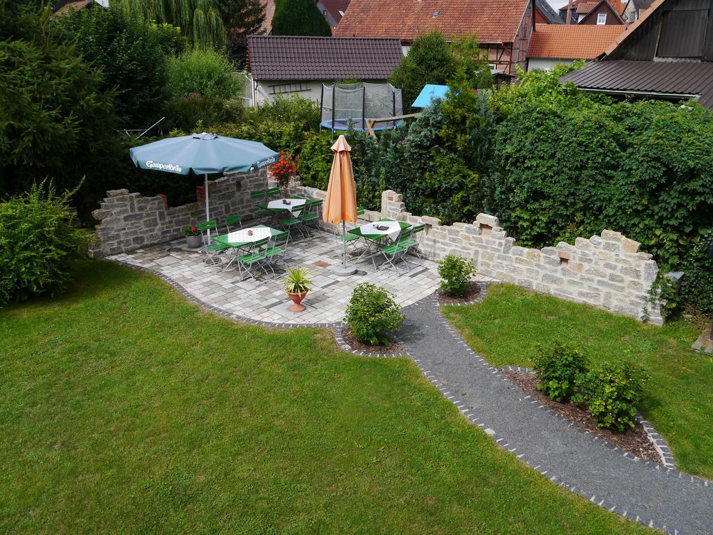 Cafe Im Hof- Bed & Breakfast Streufdorf Kültér fotó