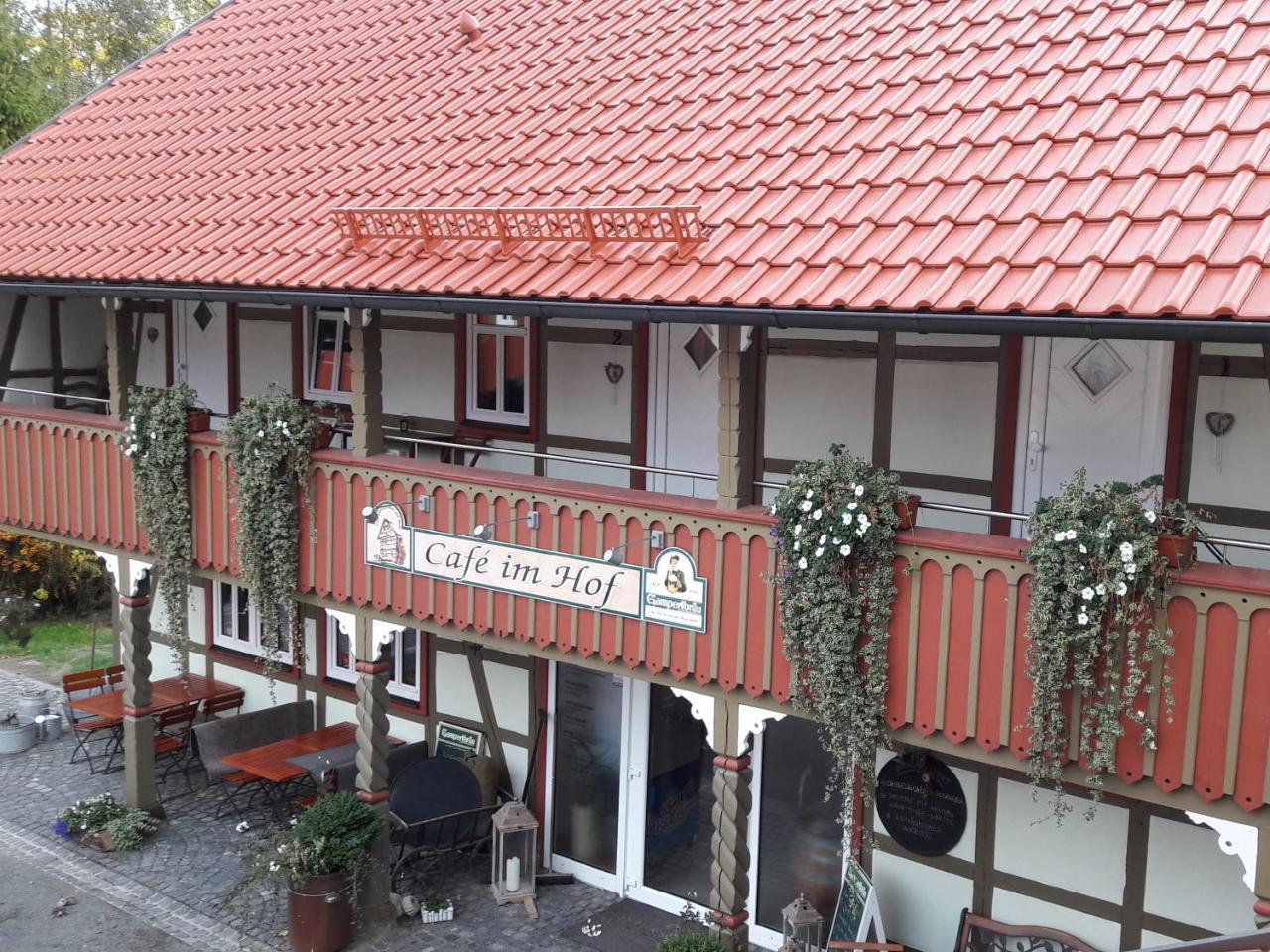 Cafe Im Hof- Bed & Breakfast Streufdorf Kültér fotó
